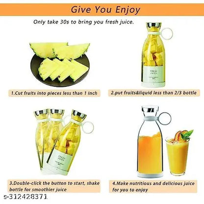 Electric Portable Mini Juicer Bottle